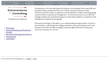 Tablet Screenshot of entreventures.net